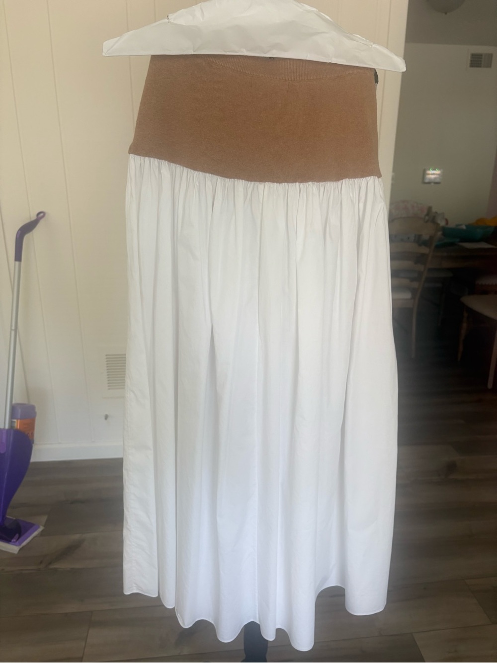 NAADEM CASHMERE AND 100% COTTON BUTTON DOWN SKIRT — LIKE NEW — XS